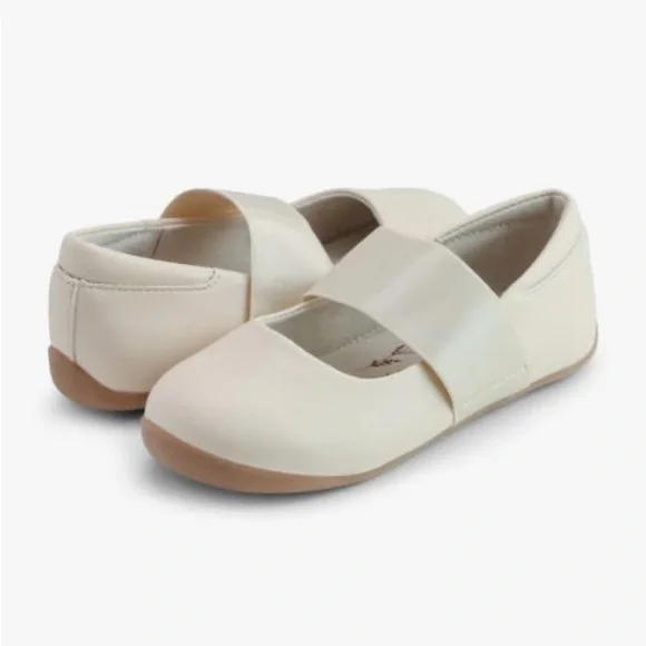 Livie & Luca Light Beige Bella Mary Jane Flats - Picture 2 of 6